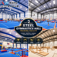 Salle d'entraînement de gymnastique en structure acier préfabriquée pour les centres d'entraînement sportif en salle et les installations de pratique athlétique