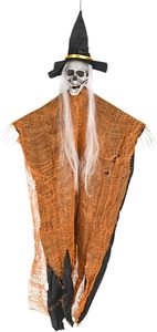 DAMAI Halloween Hanging Ghost Decorations Halloween Skeleton Flying Ghost for Haunted House Halloween Outdoor Indoor Decoration - Product Image 6