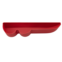 Boîte de rangement en silicone rouge pour Toyota TACOMA Gen 3 2016-2023 Sous-porte arrière une paire à gauche et à droite