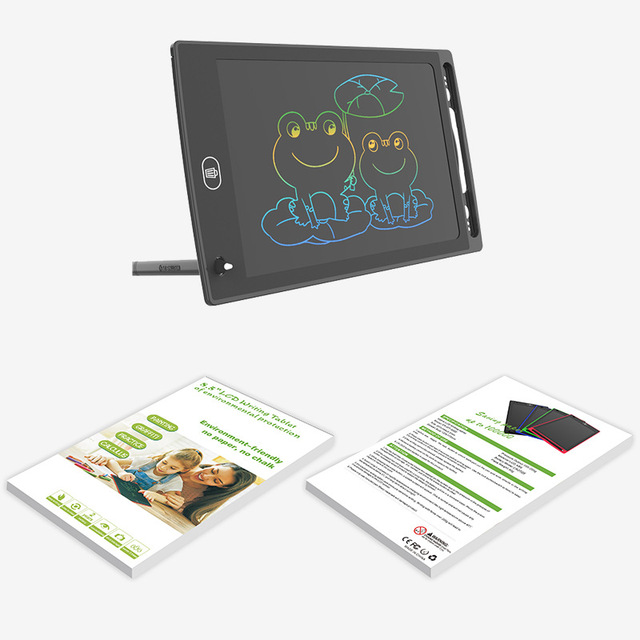 8.5 Inch LCD Digital Writing Pad Children's Early Education Hand-Painted Writing Board for Online Class Learning Energy Light