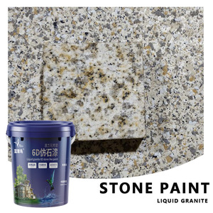 Peinture décorative extérieure en pierre et peinture de texture en pierre pour façade de bâtiment, granit pour murs, revêtement en aérosol de granit - Product Image 6