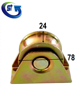 Rueda giratoria para puerta corredera, rueda con ranura en U V Y - Product Image 2