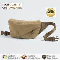 Sac banane de sport en nylon ultraléger avec fermeture éclair à dégagement rapide, sac de taille tendance pour la course, pochette de ceinture étanche, système de rangement de voyage