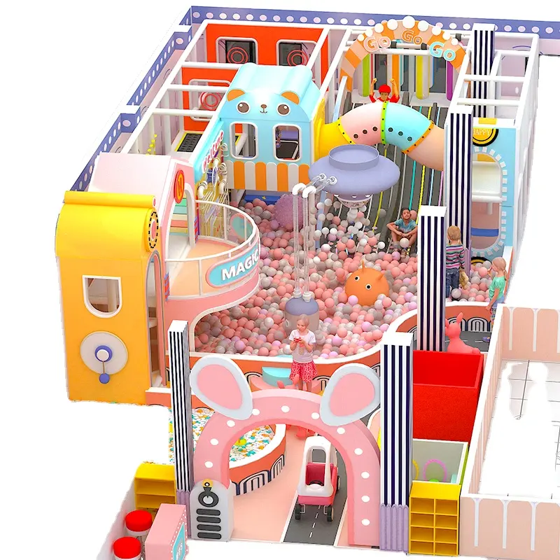 Obstacle course indoor playground soft play for Kids