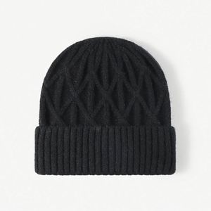 Gorro de Lana Acrílica 100% de Alta Calidad, Estilo Retro Clásico, con Logotipo Personalizado, Gorro de Hombre con Trenzas - Product Image 3