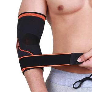 Protège-coudes respirant à compression avec logo personnalisé, respectueux de la peau, pour l'entraînement physique, les sports quotidiens et le soutien articulaire - Product Image 6