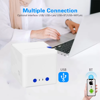 Système de point de vente portable AiYin à impression thermique directe 58 mm, résolution 203 dpi, avec interface USB pour l'impression de factures - En stock