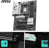 Nouvelle carte mère de bureau B850 Gaming Plus WiFi ATX AMD 9000/8000/7000 Processeur AM5 DDR5 256 Go Boost 8200 MT/s PCIe 5.0 X16 4.0