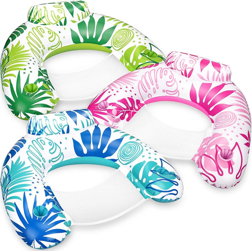 Blue, Pink, Green