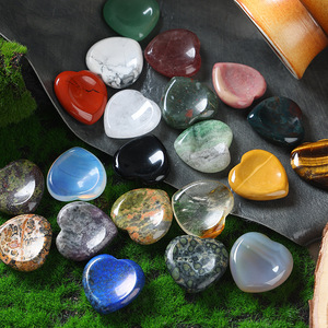 Piedra de Cristal de Cuarzo Rosa Natural de 30 mm, Tallada en Forma de Corazón, para Sanación, Amor, Chakra, Reiki, Equilibrio, Piedra Semipreciosa Artesanal - Product Image 2