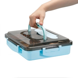 Lonchera Portátil con 4 Compartimentos, Lonchera Bento para Adultos, para Almacenamiento de Alimentos, Gran Venta - Product Image 2