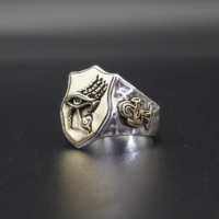 En gros Evel Oeil 925 Argent Bague Chevalière Hommes