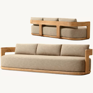 Ensemble <span class=keywords><strong>de</strong></span> <span class=keywords><strong>salon</strong></span> <span class=keywords><strong>de</strong></span> <span class=keywords><strong>jardin</strong></span> en teck <span class=keywords><strong>de</strong></span> luxe, 4 pièces, avec table basse, pour villa et projets hôteliers - Product Image 6