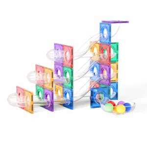 Magnetic Tiles Genius Marble Run Starter Set Magnetic Marble Run Ball Toy Marble Run Game