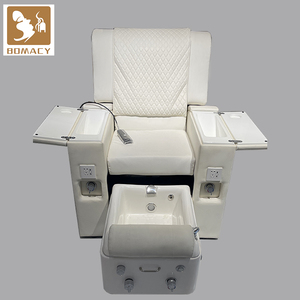 Ensemble gratuit de luxe Bomacy Mobilier de salon de beauté Chaises de spa manucure massage pédicure - Product Image 1