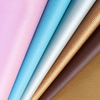 KEMERLIN En stock, cuir PU, cuir synthétique à grain de litchi fin pour ameublement, sacs et canapés, modèle DE90th