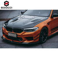 Kit de Divisor de Parachoques Delantero de Fibra de Carbono Seca TAKD para BMW F90 M5 520i 530i 540i M550i Serie 5 2017-2020