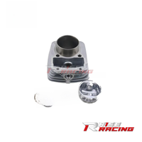Kit de Reconstrucción de Cilindro y Anillos de Pistón para Motor de Motocicleta de 150cc de Alto Rendimiento, Aleación de Aluminio, Compatible con Honda CG150