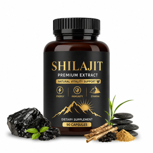 Herbal Supplement Shilajit Capsules Support Energy & Immunity Health Natural Dietary Supplements for Adults Certified - Product Image 1