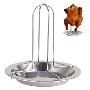 Non-stick Roasting <strong>Grill</strong> Stand <strong>Chicken</strong> Roaster <strong>Rack</strong> Kitchen Outdoor Bbq Tools <strong>Grilled</strong> <strong>Chicken</strong> Plate Barbecue Tools