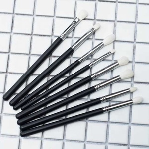 9 Stück 10 Stück 6 Set Black Eye Pink Private Label 100% Ziegenhaar schwarz und weiß Private Label Ziegenhaar Make-up Pinsel - Product Image 1