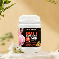 Poudre puissante de formule Maca OEM pour l'agrandissement des fesses avec 100 % d'herbes naturelles pour les hanches et les fesses généreuses des adultes, 400 g, complément alimentaire