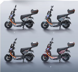 Trottinette électrique 1000W 48V/60V/72V avec batterie au plomb/lithium 20Ah, double alarme à distance, fourche hydraulique et pneus 3.00-10 - Product Image 2