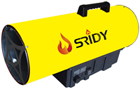 Sridy 50KW GPL/gaz réchauffeur d'air forcé industriel GPL extérieur gaz naturel Propane Gan radiateur soufflant