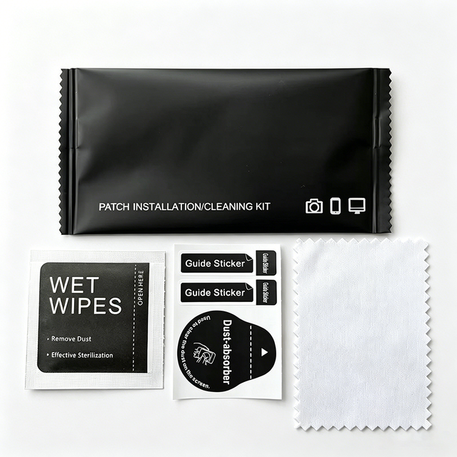 Yanyu Screen Cleaning Kits Microfiber Alcohol Wet Scraper Dust Absorber Dry Wipes for Phone Tablet Laptop Car Interior