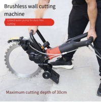 Scie à béton électrique portative 220V sans balais, haute précision, 8800W, avec lame annulaire pour découpe de béton