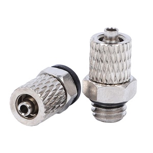 Pneumatic <b>Connector</b> Mini Cylinder Thread Trachea <b>Quick</b> Twist Elbow <b>Quick</b> Disconnect Coupling Tubed Fittings Hofujng - Product Image 1
