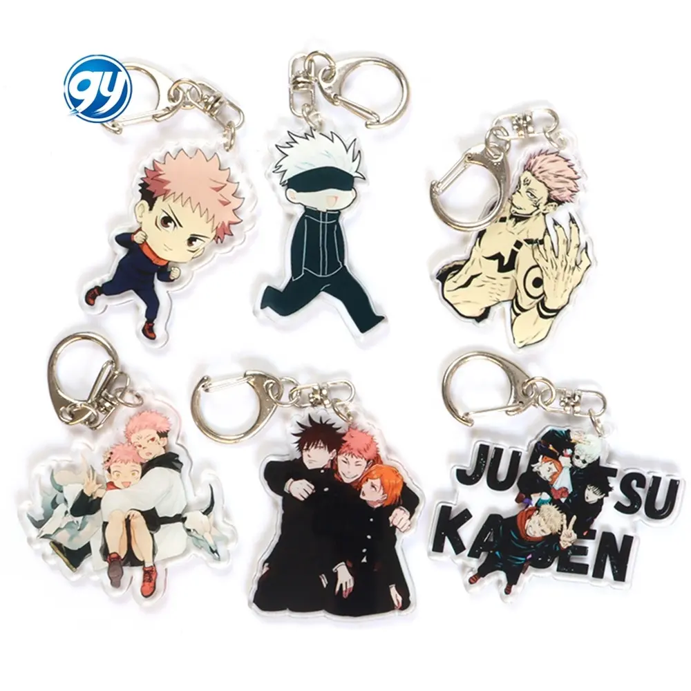 GY New Character Pendant Cartoon Jujutsu Kaisen acrylic keychain