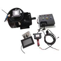 Kit moteur marin CC sans balais haute puissance 7 kW 48 V 1500 tr/min (inclut moteur, contrôleur et encodeur rotatif) avec écran d'affichage