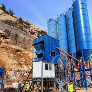 35m3/h Precast Plant Concrete Mini Beton Central Stationary Batching Plant Concrete Ready Mix Cement Concrete Batching Plant