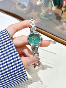 New Niche Ladies Wristwatch with Crushed Ice Blue Metal Strap Light Luxury High Texture Commuter Versatile Quartz <b>Watch</b> - Product Image 4