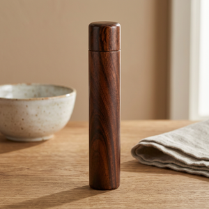 Estuche de viaje rectangular para un solo cigarro, de madera de Sheesham |   Aqudus Hecho a Mano con Diseño Moderno de Mediados de Siglo, Ecológico, Duradero y Ligero - Product Image 2