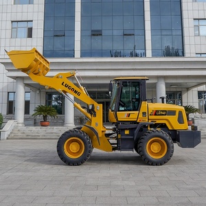 LUGONG LG940 2.5ton завод OEM шарнирный фермерский строительный CE фронтальный мини-колесный погрузчик для продажи - Product Image 2
