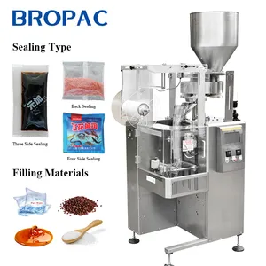 ماكينة ملء وإغلاق الأكياس البلاستيكية العمودية الأوتوماتيكية للقهوة الحبيبية والشاي