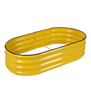 Lit <span class=keywords><strong>surélevé</strong></span> en métal galvanisé avec <span class=keywords><strong>construction</strong></span> durable Jardinière de <span class=keywords><strong>potager</strong></span> à la maison - Product Image 2