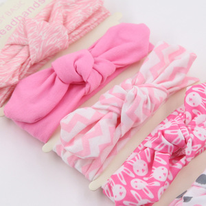 Wholesale 5-Piece Set Of Kids Bunny Ears <strong>Headbands</strong> Stretch Hair Accessories For <strong>Babies</strong> And Toddlers - Product Image 6