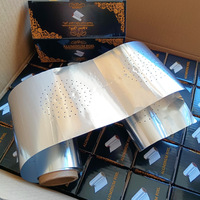 Rouleau de papier d'aluminium premium pour chicha - Papier d'aluminium robuste pour foyer de chicha, feuille d'étain résistante à la chaleur pour accessoires de fumée de chicha