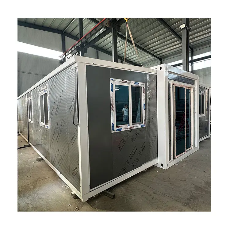 Popular Cheap Price Expandable Container House 20ft 2 Bedrooms Prefabricated Expandable Container House