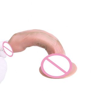 FAAK Silicone Foreskin Realistic <b>Dildo</b> With Sucker Skin Touch Lifelike Penis Sex Toys for Women Anal Plug Female Masturbator - Product Image 4
