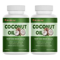 Gélules d'huile de coco haute résistance, complément MCT pour l'énergie et la nutrition de la peau