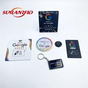 SUNLAN logotipo personalizado Mini etiqueta RFID activa 25mm impermeable epoxi NFC etiqueta para control de acceso para redes sociales teléfono 13,56 MHz <span class=keywords><strong>Google</strong></span> - Product Image 2