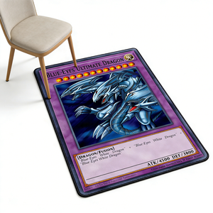 Alfombra con Diseño de Cartas Pokémon, Alfombra de Área con Diseño de Dragón, Alfombras Personalizadas Multicolores, Alfombra Decorativa de Anime y Videojuegos - Product Image 1