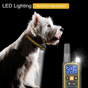 IP67 Waterproof Nylon Webbing E <strong>Collar</strong> Remote Control Bee Vibration <strong>Dog</strong> <strong>Shock</strong> <strong>Collar</strong> With LED Lighting for Training - Product Image 6