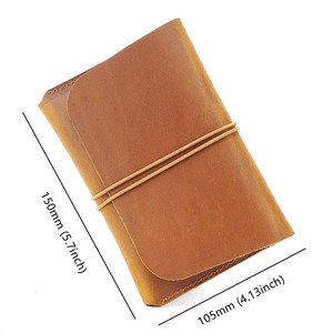 Organizador de Documentos de Cuero Genuino Vintage, Porta Pasaportes, Cartera de Viaje de Piel de Vaca de Primera Capa, Estuche para Tarjetas de Embarque con Múltiples Ranuras para Hombre - Product Image 4