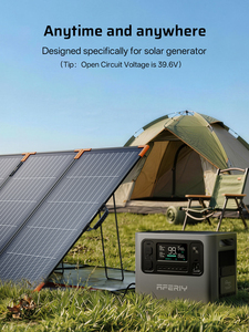 New Type AF-SA400 Monocrystalline Silicon Aluminum Frame Foldable <b>Solar</b> <b>Panels</b> Waterproof <b>Portable</b> AF-SA400 25% Conversion Effic - Product Image 3
