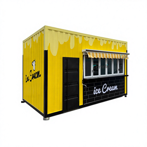 Quiosco, Caseta de Servicio Simple, Cabina Móvil, Contenedor Comercial para Calle, Casa Prefabricada, Carro de Comida - Product Image 1